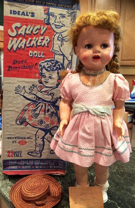 Saucy Walker Ideal Dollusa 1952 Vintage Dolls Old Dolls Doll