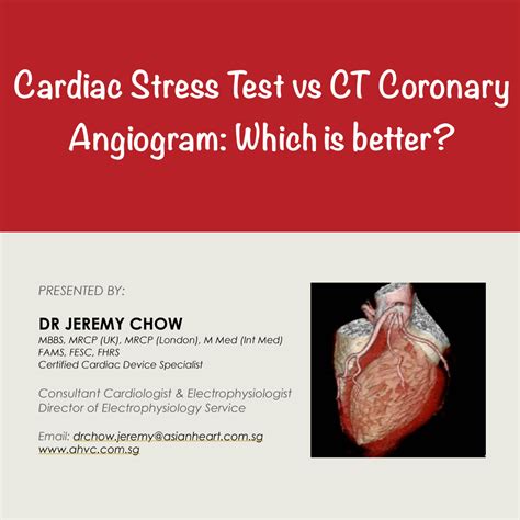Cardiac Stress Test Vs Ct Coronary Angiogram Which Is Better Asian