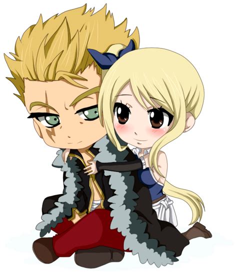 Chibi Laxus X Lucy By Usagistrawberry On Deviantart