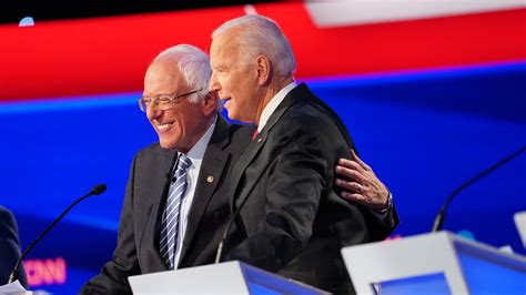 for biden and sanders the fight s not personal the new york times
