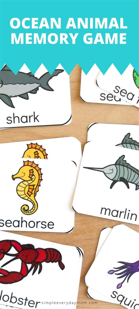 Free Ocean Printable Matching Game For Preschoolers Ocean Activities