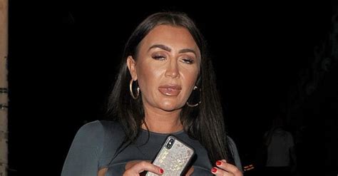 Lauren Goodger Looks Worse For Wear During Night Out