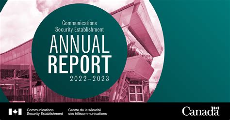 Communications Security Establishment Releases Annual Report 2022 2023