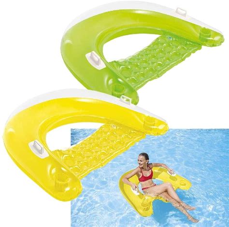 Intex Sit N Float Inflatable Lounge X Pack Colors May Vary Walmart Com Walmart Com