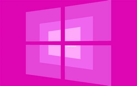 Descargar Fondos De Pantalla 4k Windows 10 Púrpura Logo Mínimo Os