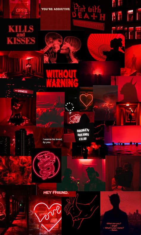 neon red aesthetic iphone wallpaper in 2020 | Aesthetic iphone