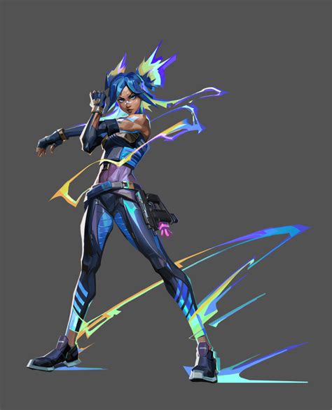 Neon Abilities For Valorant Revealed Neon Character Design Concept
