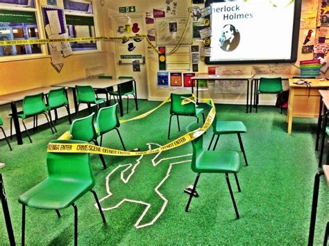 Classroom Crime Scene Mystery Unit Pinterest