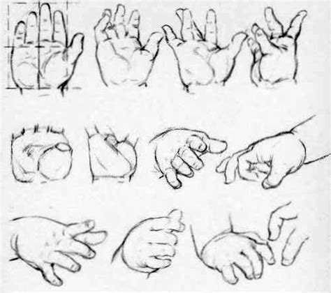 How To Draw Hands Reference Sheets And Guides To Drawing Hands How To Draw Step By Step Drawing