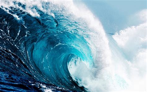 Download Wallpapers Tsunami Big Wave Ocean Waves Water For Desktop
