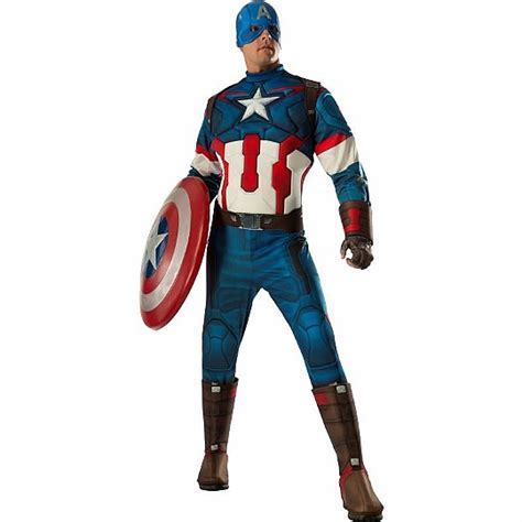 תחפושות הנוקמים קפטן אמריקה מבוגרים דלוקס חנות צעצועים מבית טוב