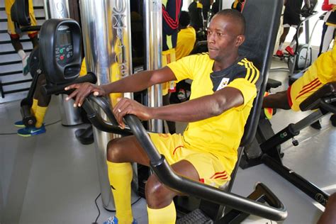 Official page for uganda's national football team. Uganda Cranes enjoy gym session in Tunisia - FUFA: Federation of Uganda Football Associations