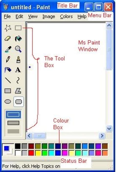 Microsoft Paint Tools Icons