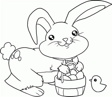 Baby Easter Bunny Coloring Pages
