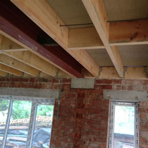 Fixing Ceiling Joists To Steel Beams And Wall General Structural