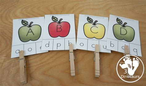 Apple Activity Pack Prewriting Abcs Shapes And Numbers 3 Dinosaurs