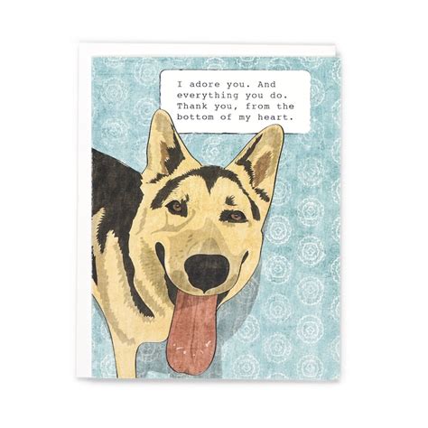 Funny Dog Boxed Thank You Cards Etsy