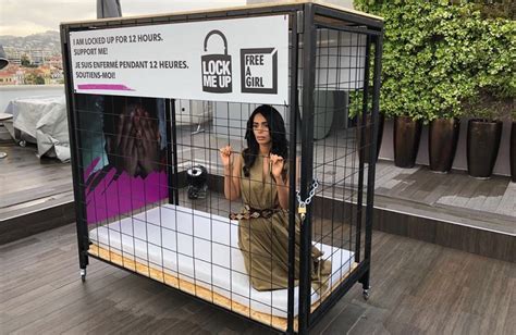 mallika sherawat locked herself in a cage after her cannes appearance india forums