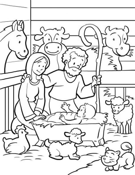 I can not get the christmas tree color sheet page to download and i like how it is made please help me , i also thank you for all the free color sheets it has help me from buying a book i. Nativity Scene Coloring Page | bible class | Pinterest ...