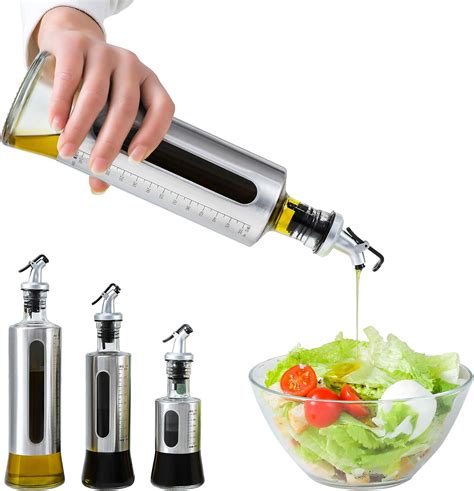 Olive Oil And Vinegar Dispenser Bottle Set Pack Modern Olive Oil Dispenser Bottles For