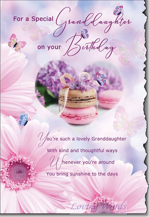 Granddaughter Birthday Cards Granddaughter Happy Birthday Greeting