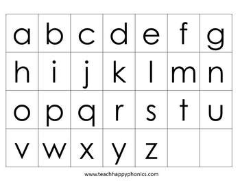 I love them and was looking for separate upper and lower case and this came up! Phonics Alphabets Chart (Lowercase only) by ...