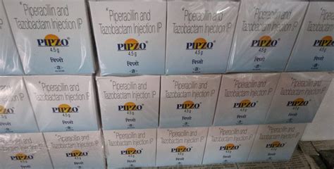 Pipzo 45gm Injection At Rs 95vial Inj Piperacillin Tazobactam In