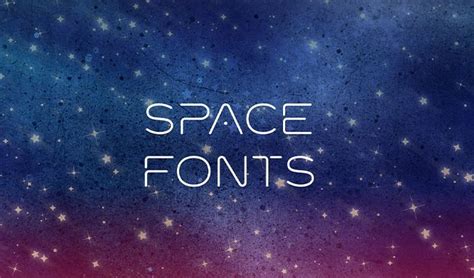 20 Stellar Fonts From Outer Space Outer Space Drawing Space Font