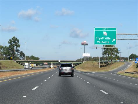 Georgia Interstate 75 Northbound Cross Country Roads