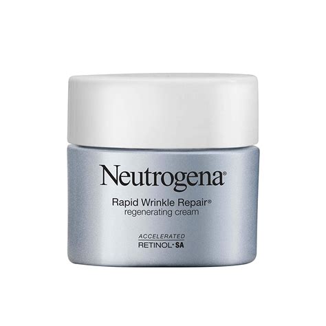 Neutrogena Rapid Wrinkle Repair Retinol Regenerating Anti Aging Face Cream And Hyaluronic Acid