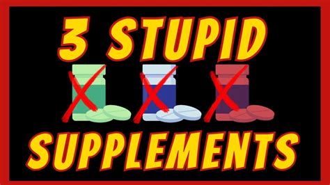 STUPID Supplements You Didn T Think Of YouTube