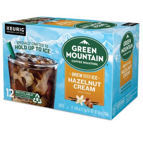 Green Mountain Coffee Roasters Brew Over Ice Hazelnut Cream K Cup