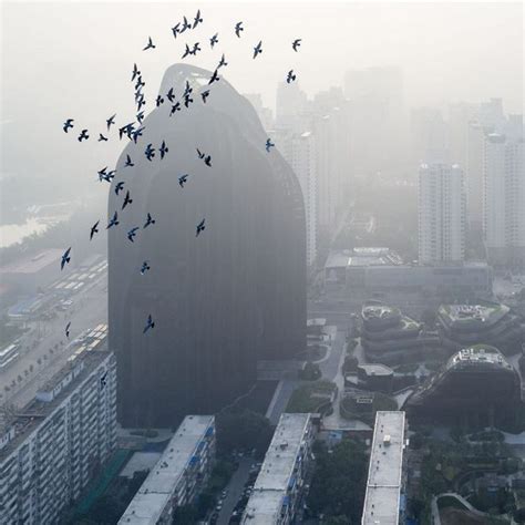 Iwan Baan Photographs Mads Chaoyang Park Plaza In The Beijing Haze