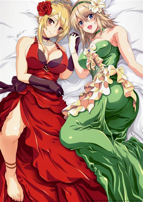 Angelica Rafa Redgrave And Olivia Otome Gee Sekai Wa Mob Ni Kibishii Sekai Desu Drawn By Nolia