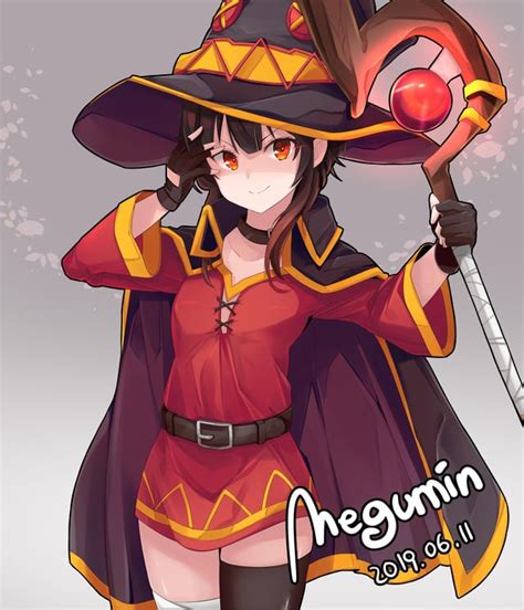 Megumin Lookin Real Confident With That Glow In Her Eyes Rkonosuba