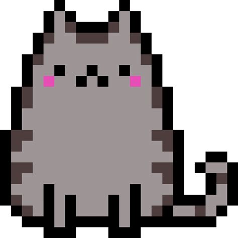 Sandbox Pixel Art Pusheen The Cat Pixel Art Easy Pixel Art Images