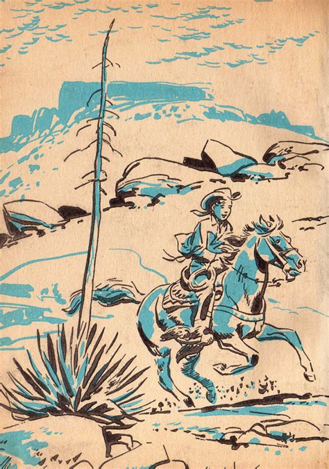 The Vintage Cowboy Cowboy Art Vintage Illustration Western Art