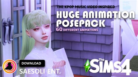 The Sims 4 The Huge Kpop Animation Posepack Download Now For Ts4
