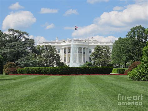 White House On A Sunny Day Photograph By Stephen Mclain