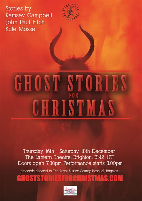 Ghost Stories For Christmas 2021 Lantern Theatre Brighton
