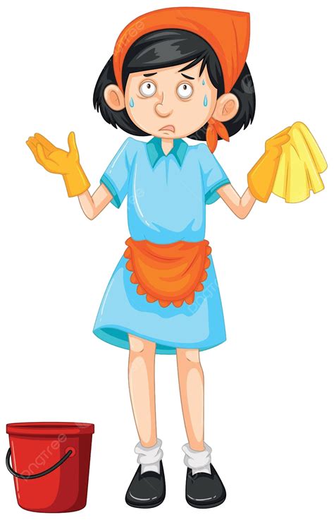 Cleaning Maid Clipart Png Vector Psd And Clipart With Transparent
