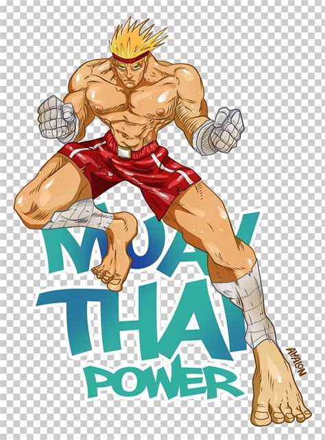 Muay Thai Anime Boxing Martial Arts Drawing Png Clipart Action Figure