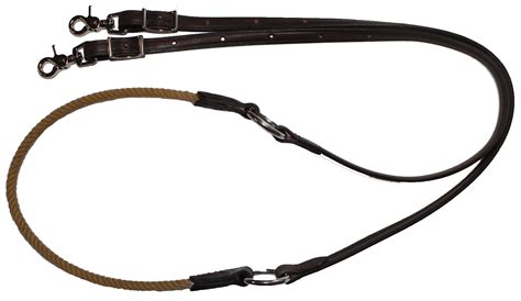 8 Lariat Grip Shooting Reins W Leather Ends Horse Tack And Supplies