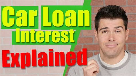 Car Loan Interest Rates Explained From The Honest Finance Channel