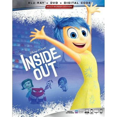 Inside Out Blu Ray Dvd Digital Copy