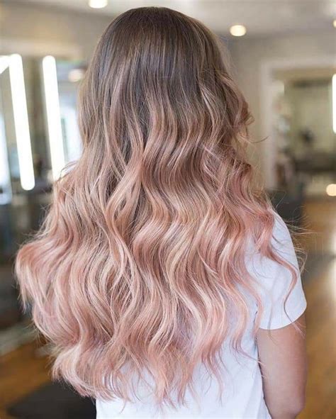 Pink balayage Coloración de cabello Cabello rosa pastel Ideas de cabello teñido