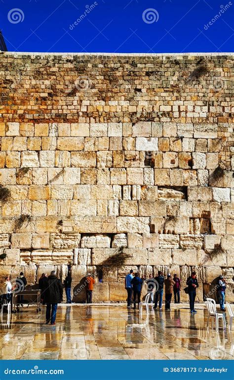 The Western Wall In Jerusalem Israel Editorial Stock Photo Image Of