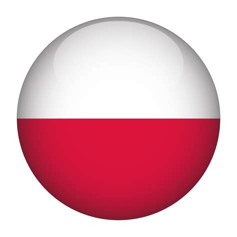 Poland 3d Rounded Flag With Transparent Background 15272069 Png