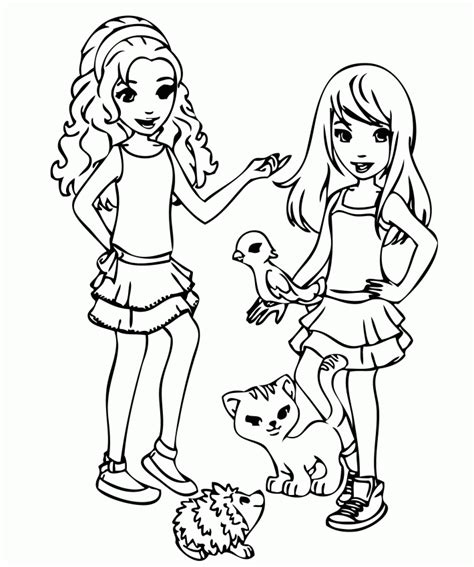 Where can i find pictures of lego friends? Lego Friends Coloring Pages - Coloring Home