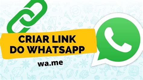 Como criar um link com seu número do WhatsApp 2021 YouTube